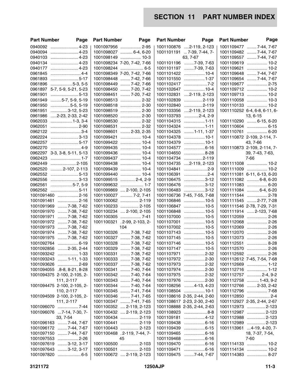 JLG 1250AJP Parts Manual User Manual | Page 391 / 406