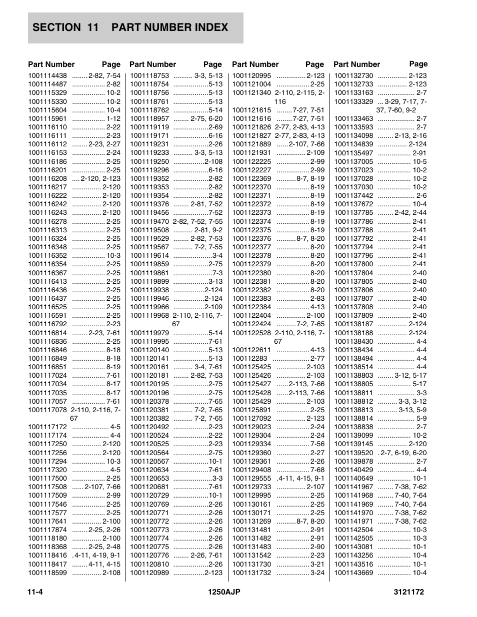 JLG 1250AJP Parts Manual User Manual | Page 392 / 406