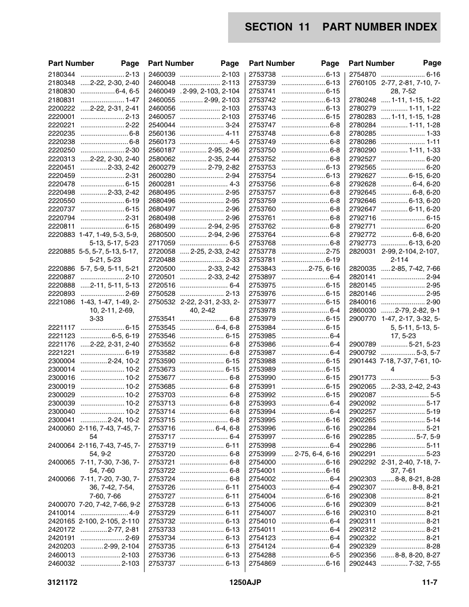 JLG 1250AJP Parts Manual User Manual | Page 395 / 406