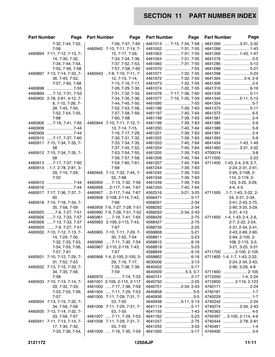 JLG 1250AJP Parts Manual User Manual | Page 399 / 406