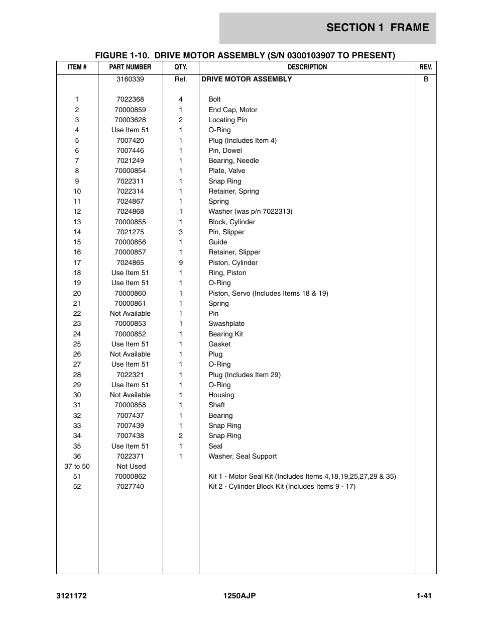 JLG 1250AJP Parts Manual User Manual | Page 49 / 406