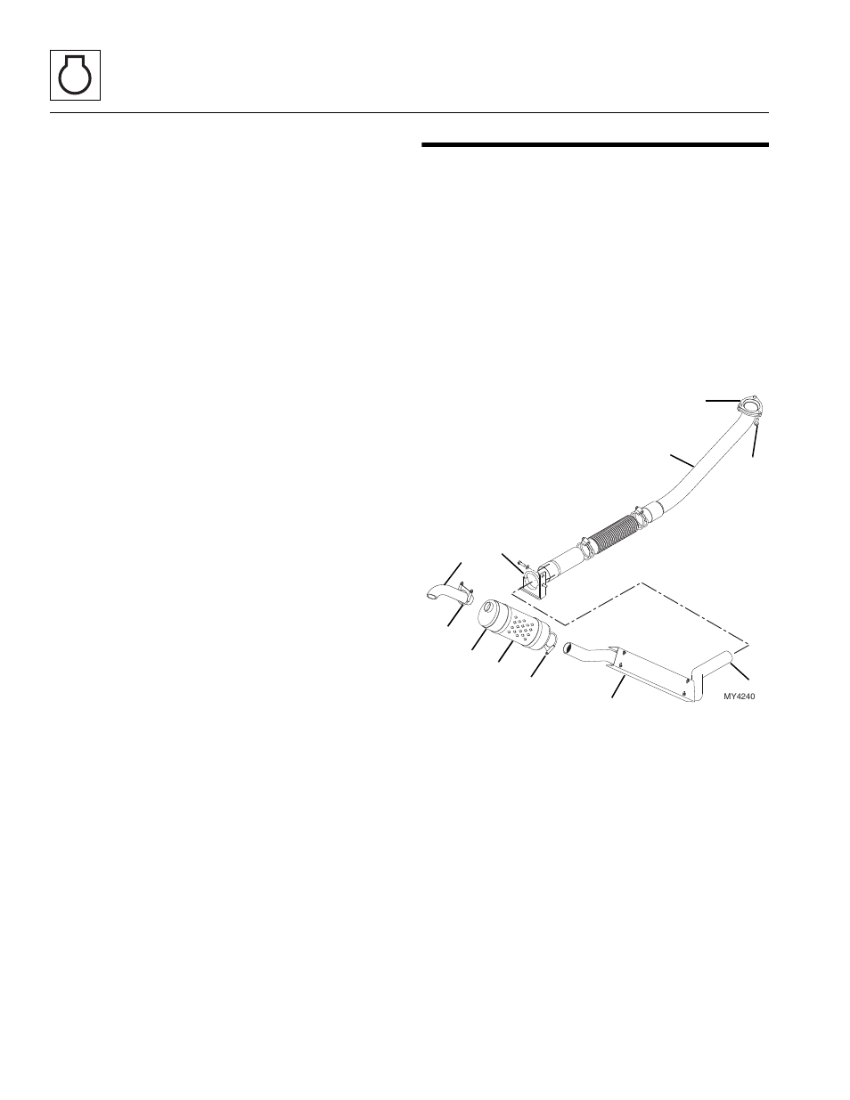 3 after fuel system service, 7 engine exhaust system, 1 exhaust system removal | Engine exhaust system, After fuel system service, Exhaust system removal | JLG G12-55A Service Manual User Manual | Page 110 / 200