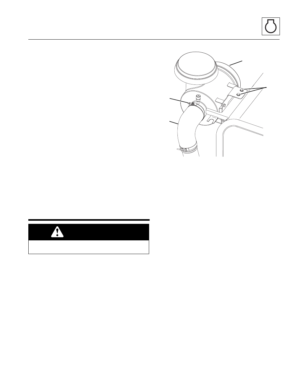 2 exhaust system installation, 8 air cleaner assembly, 3 air cleaner assembly removal (cummins) | Air cleaner assembly, Exhaust system installation, Air cleaner assembly removal (cummins), Warning | JLG G12-55A Service Manual User Manual | Page 111 / 200