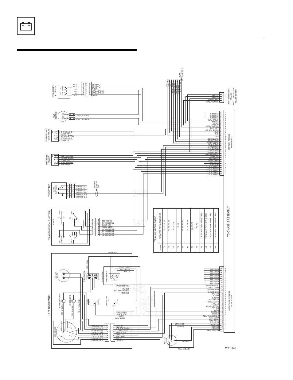 5 electrical system schematics, 1 cab schematic - john deere, Electrical system schematics | Section 9.5, “electrical, System schematics, Cab schematic - john deere, Electrical system, My1060 | JLG G12-55A Service Manual User Manual | Page 152 / 200