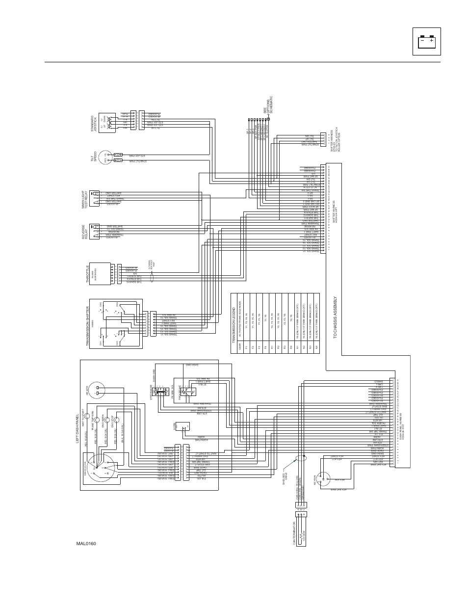 2 cab schematic - perkins, Cab schematic - perkins, Electrical system 9.5.2 cab schematic - perkins | Mal0160 | JLG G12-55A Service Manual User Manual | Page 153 / 200