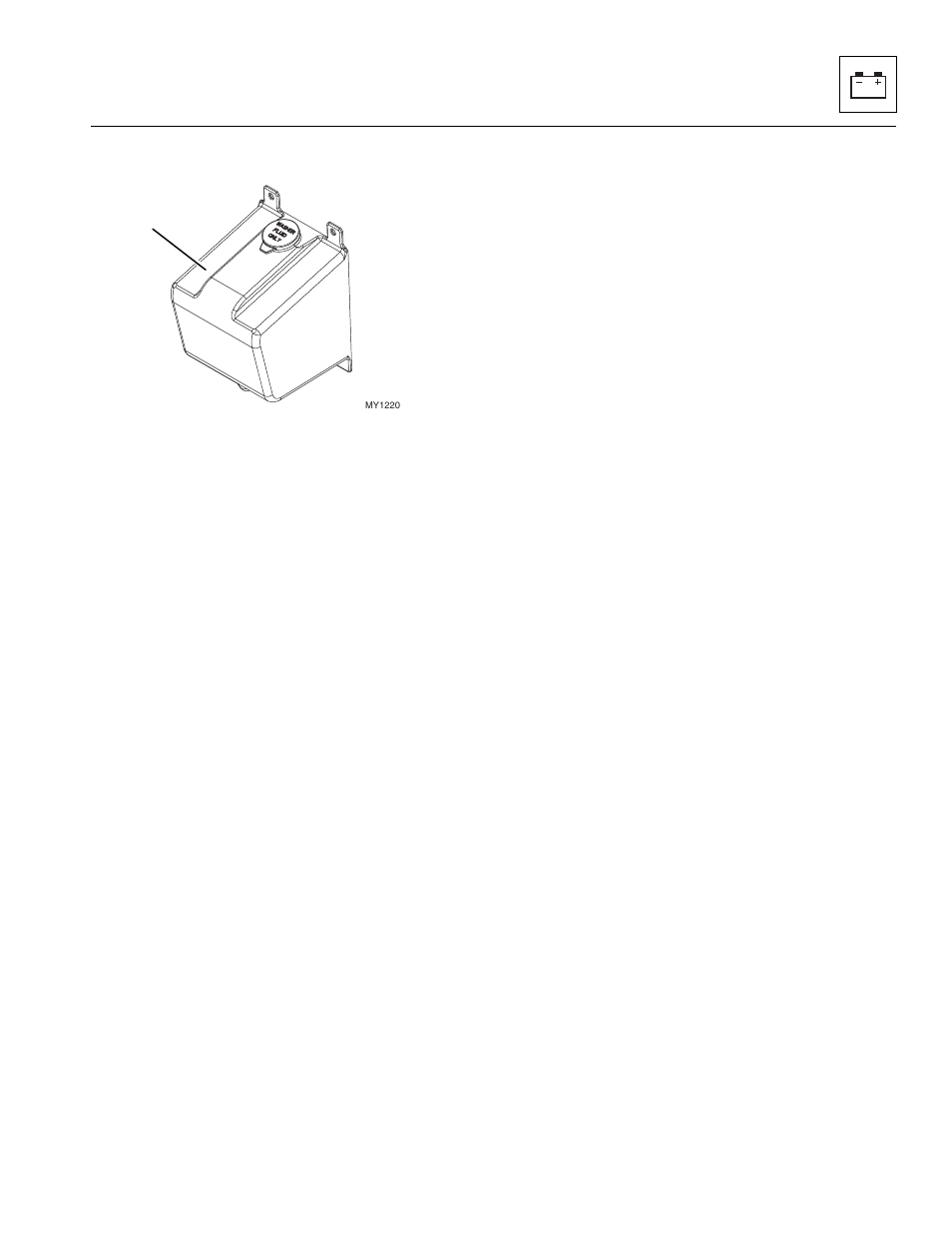 1 windshield/rear window washer reservoir, Windshield/rear window washer reservoir | JLG G12-55A Service Manual User Manual | Page 171 / 200