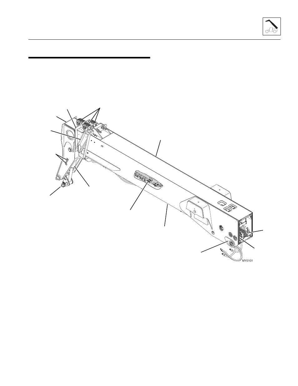 1 boom system component terminology, Boom system component terminology, Boom | JLG G12-55A Service Manual User Manual | Page 37 / 200