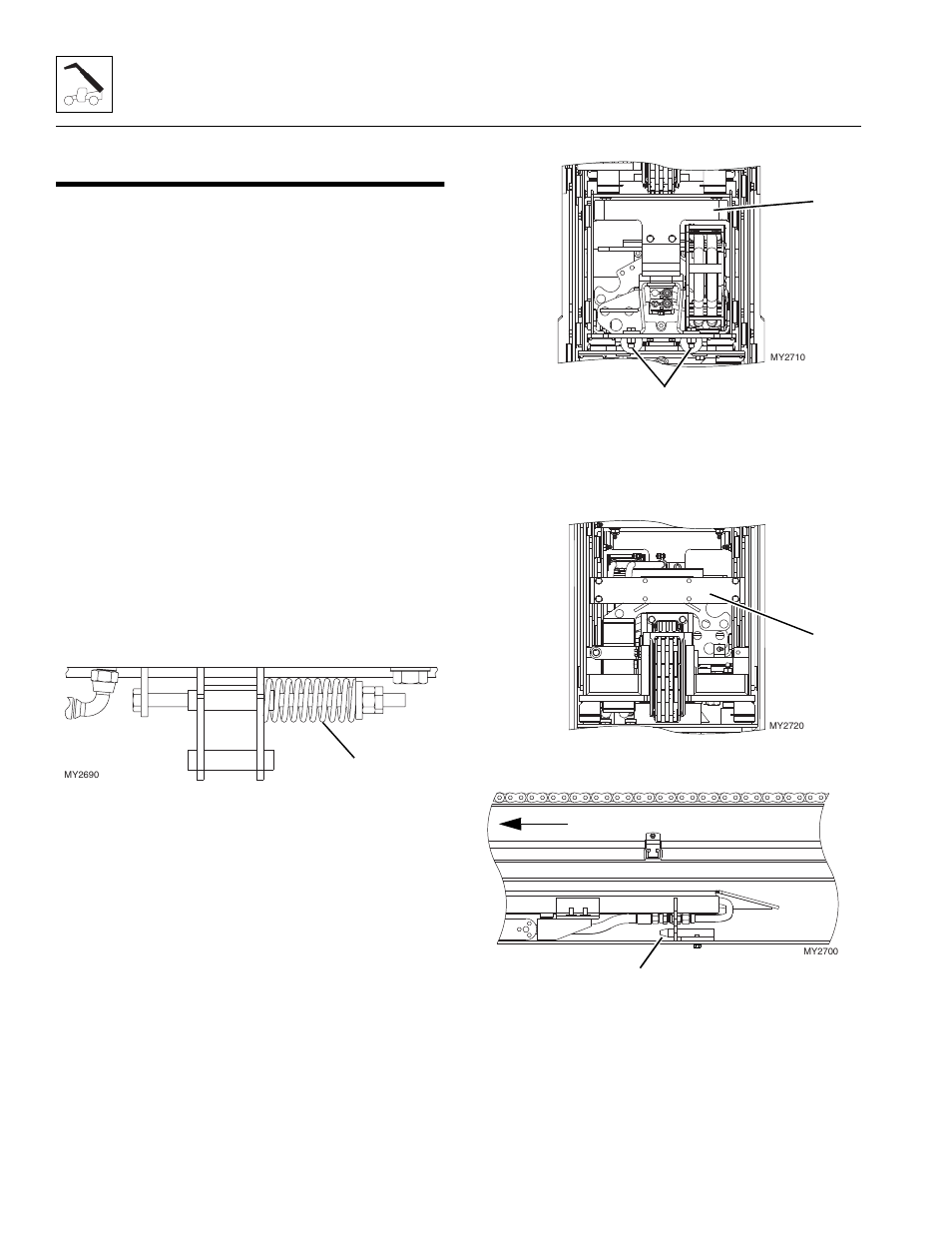 8 hose carrier assembly removal/installation, 1 hose carrier assembly removal, Hose carrier assembly removal/installation | Hose carrier assembly removal | JLG G12-55A Service Manual User Manual | Page 54 / 200