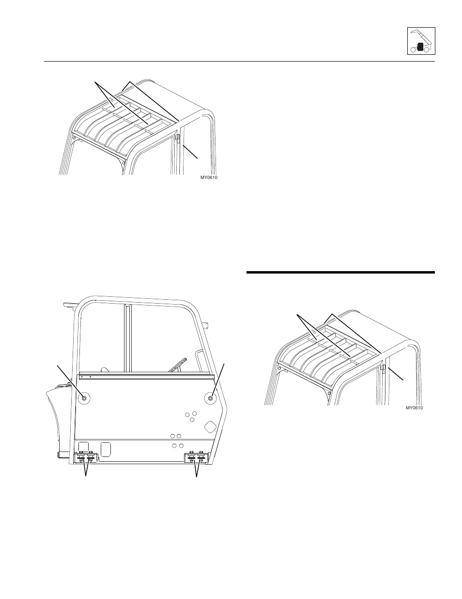5 cab installation, Cab installation | JLG G12-55A Service Manual User Manual | Page 75 / 200