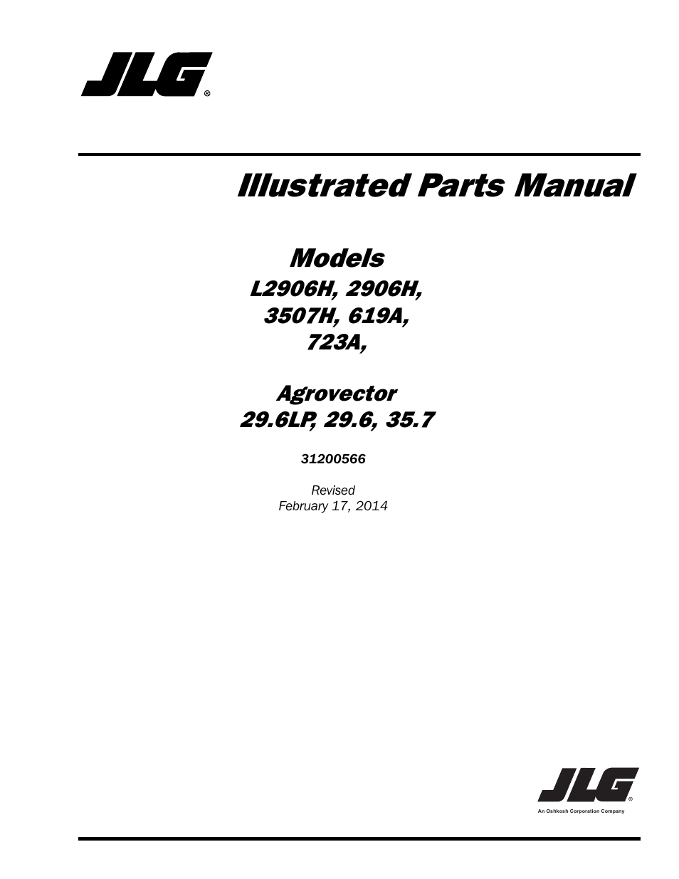 JLG 723A Parts Manual User Manual | 364 pages