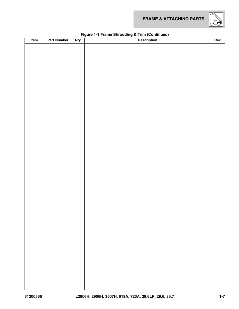 JLG 723A Parts Manual User Manual | Page 15 / 364