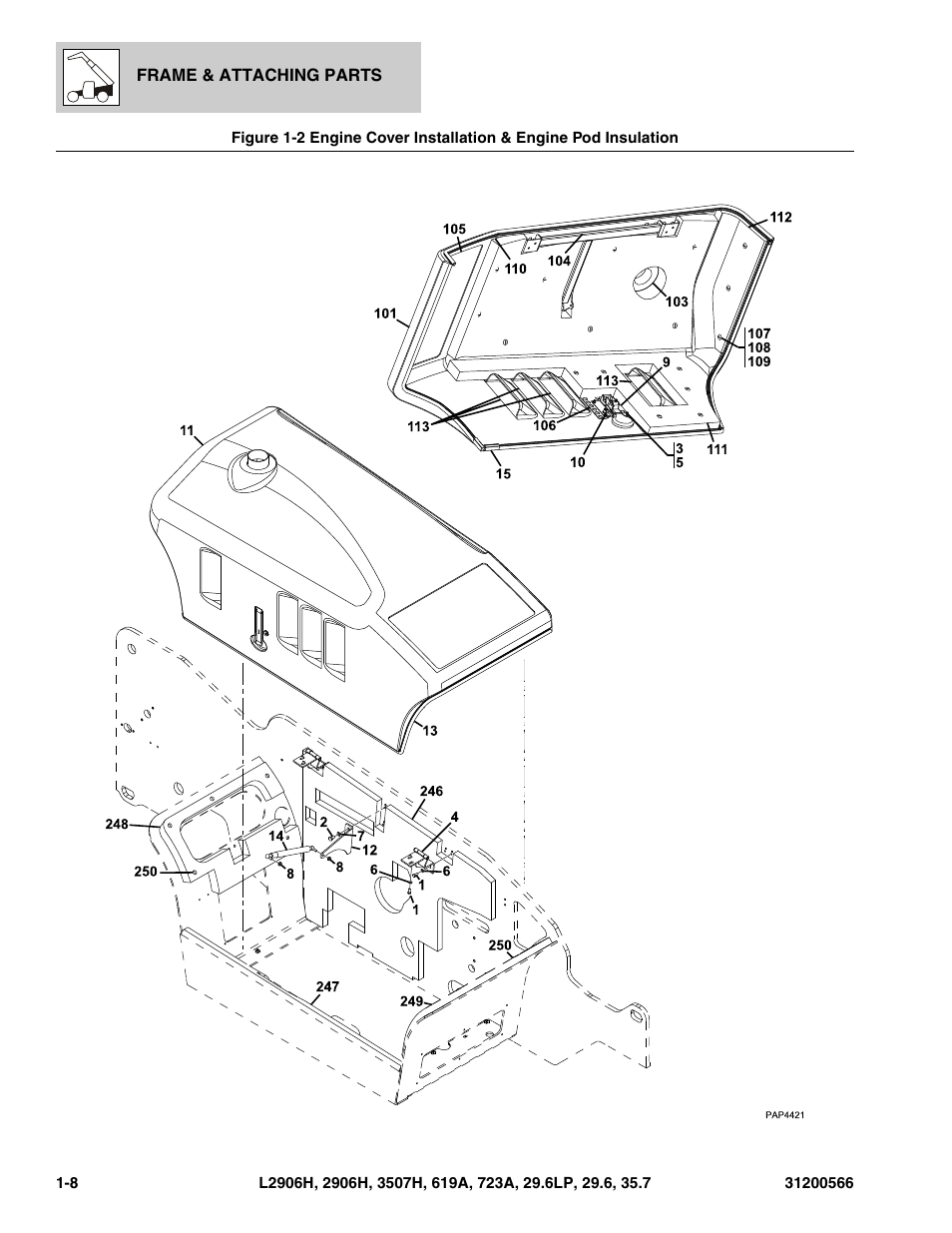 JLG 723A Parts Manual User Manual | Page 16 / 364