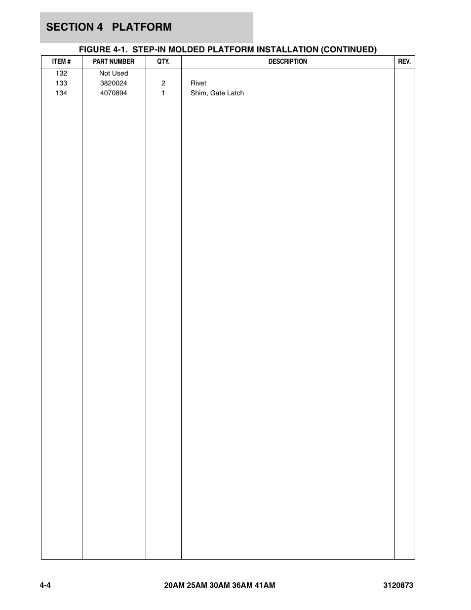 JLG 41AM (3120873-2013) Parts Manual User Manual | Page 114 / 180