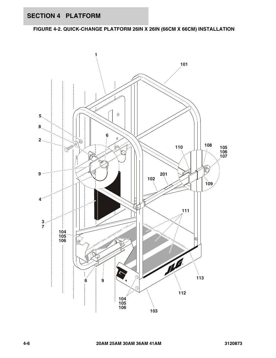 JLG 41AM (3120873-2013) Parts Manual User Manual | Page 116 / 180