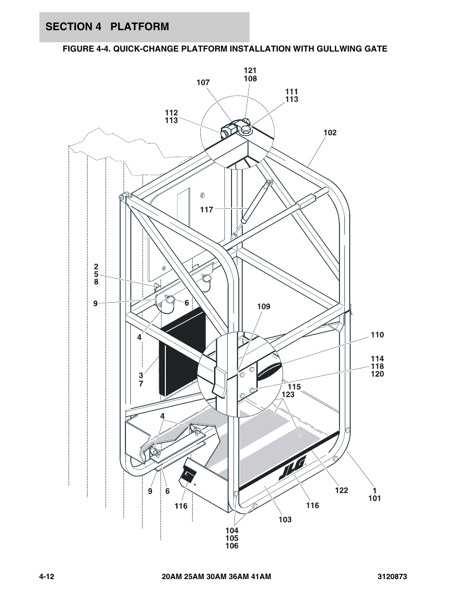 JLG 41AM (3120873-2013) Parts Manual User Manual | Page 122 / 180