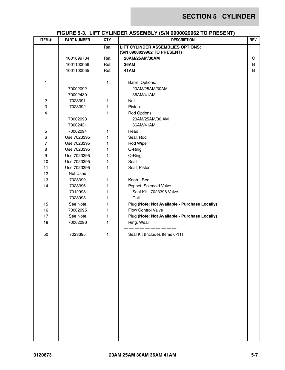 JLG 41AM (3120873-2013) Parts Manual User Manual | Page 135 / 180