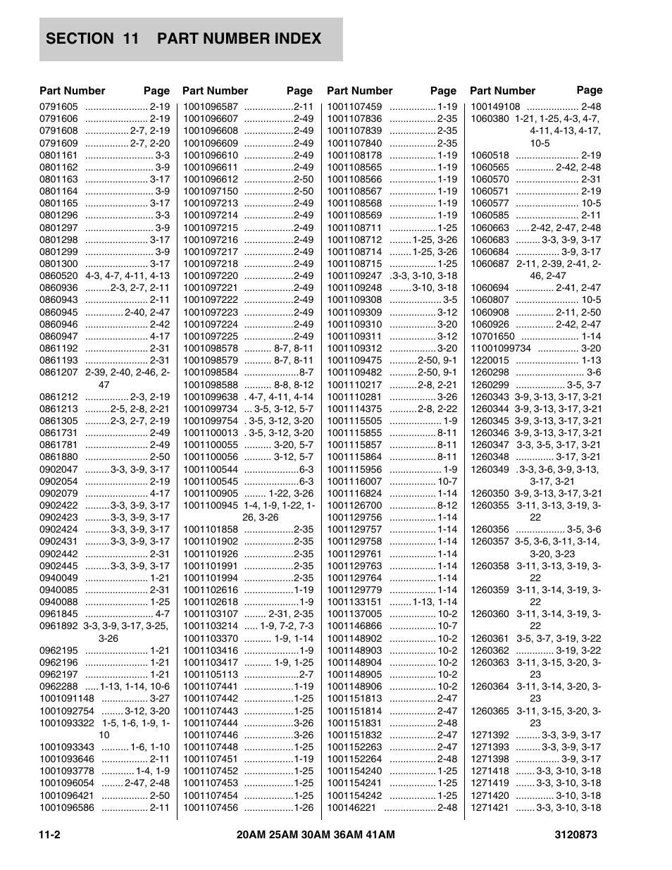 JLG 41AM (3120873-2013) Parts Manual User Manual | Page 174 / 180