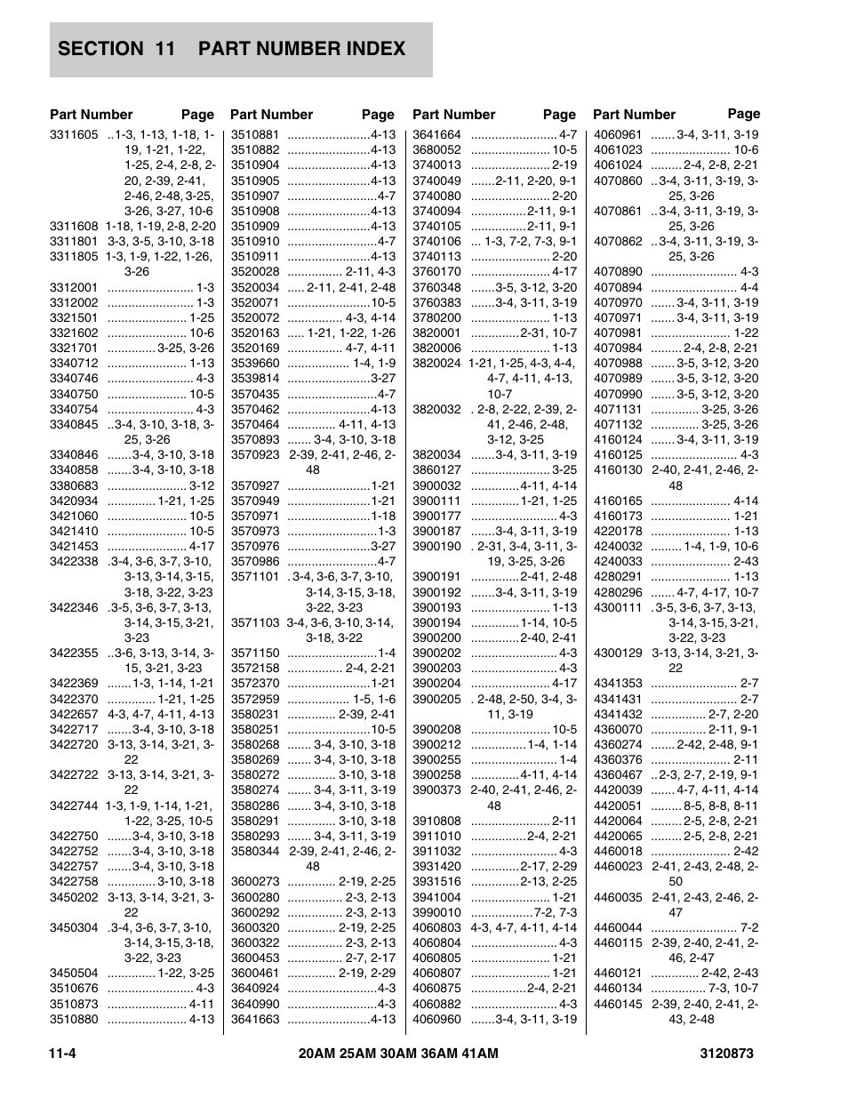 JLG 41AM (3120873-2013) Parts Manual User Manual | Page 176 / 180