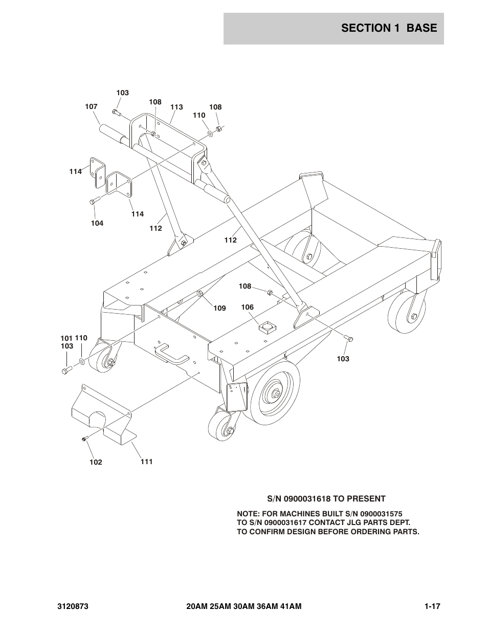 JLG 41AM (3120873-2013) Parts Manual User Manual | Page 23 / 180