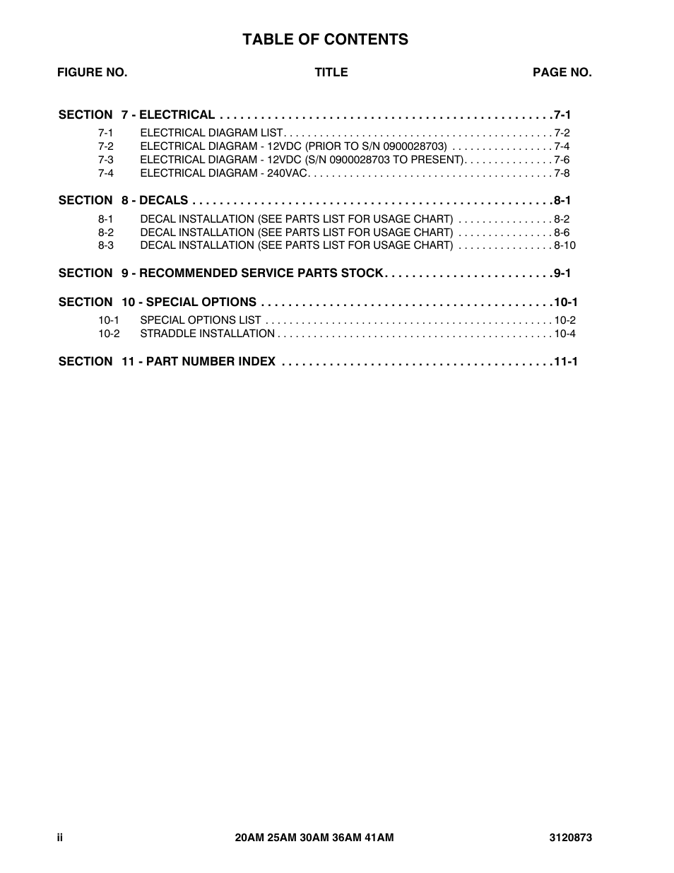 JLG 41AM (3120873-2013) Parts Manual User Manual | Page 6 / 180