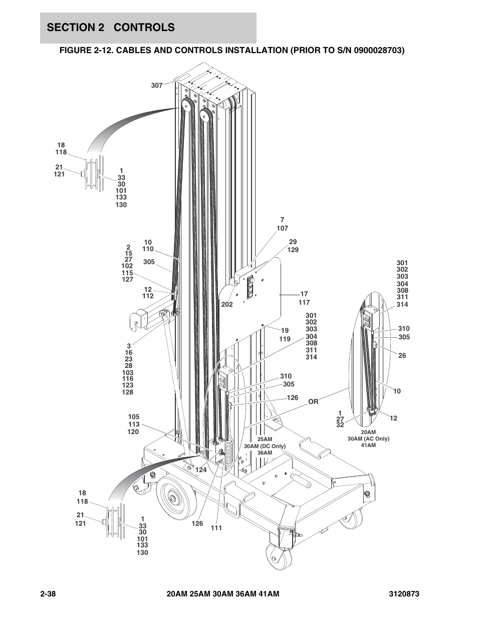 JLG 41AM (3120873-2013) Parts Manual User Manual | Page 70 / 180