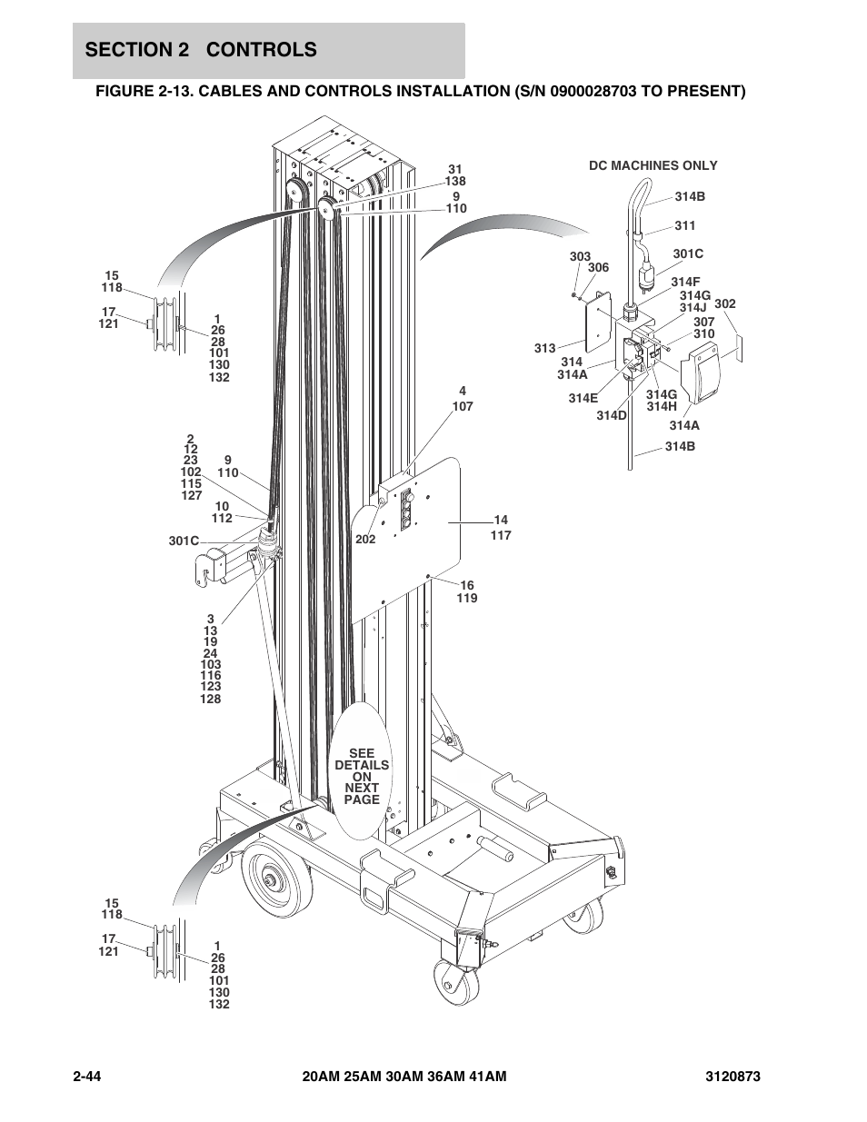 JLG 41AM (3120873-2013) Parts Manual User Manual | Page 76 / 180