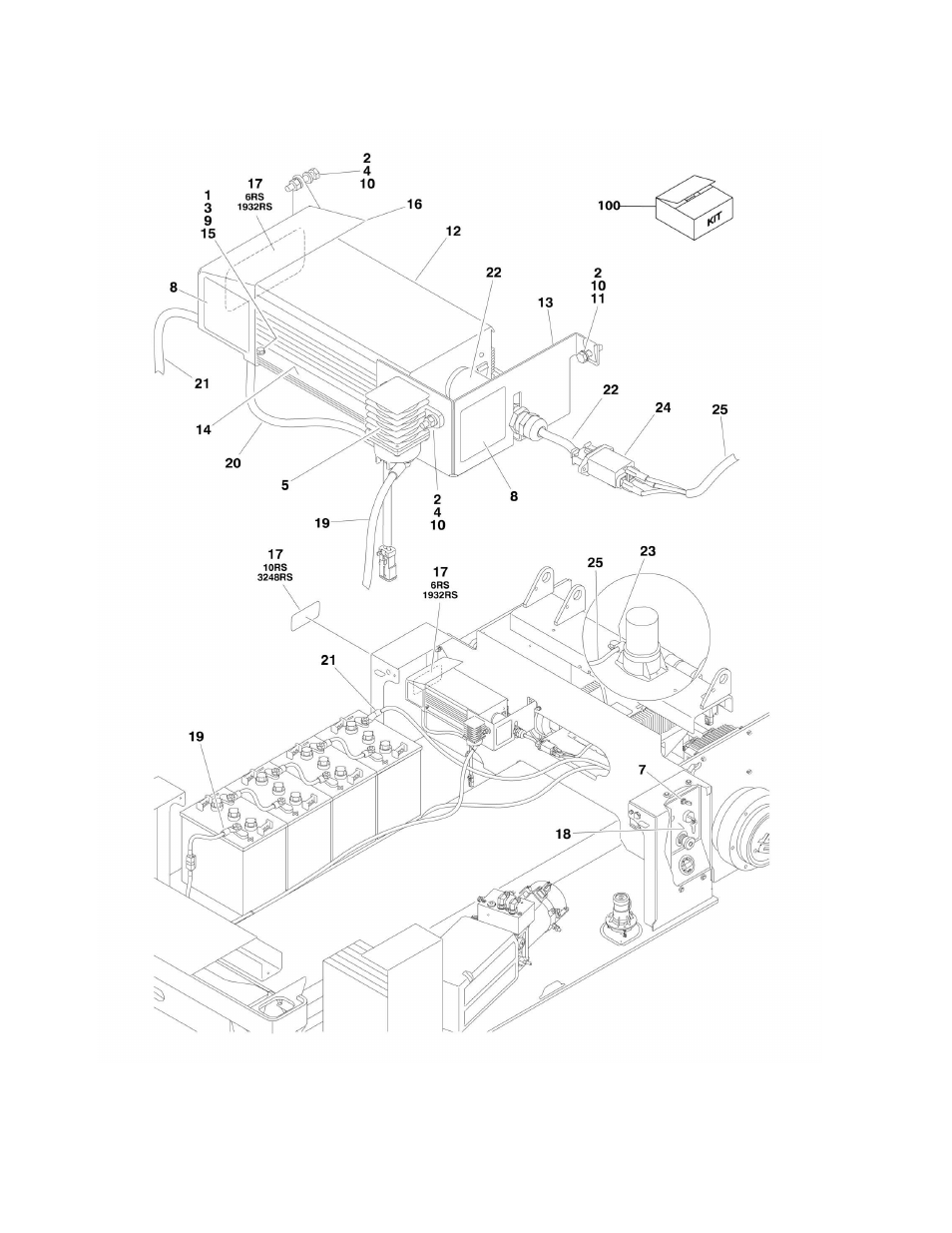 Figure 1-7. inverter installation (optional) | JLG 3248RS/10RS Parts Manual User Manual | Page 26 / 138