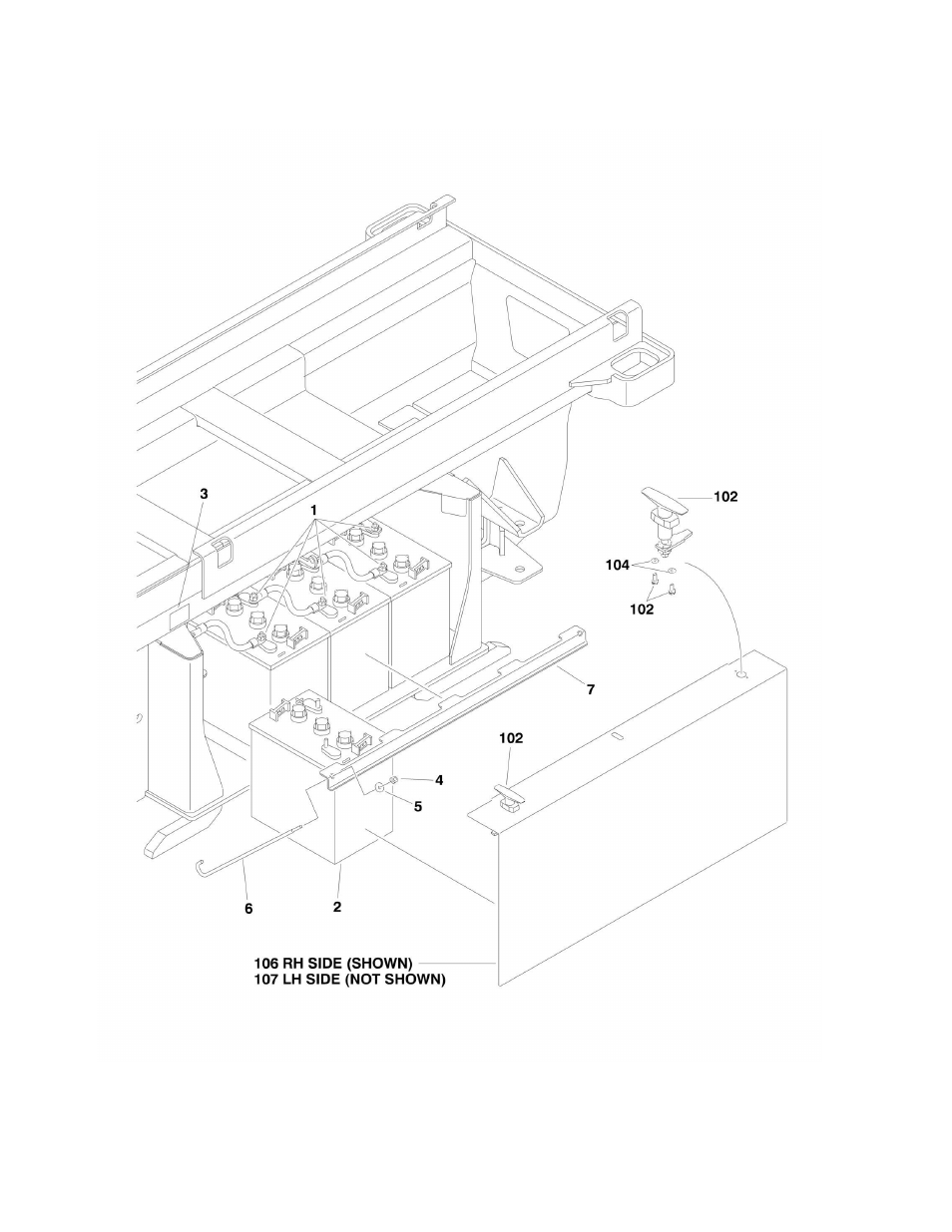 Figure 2-1. batteries and covers installations | JLG 3248RS/10RS Parts Manual User Manual | Page 30 / 138