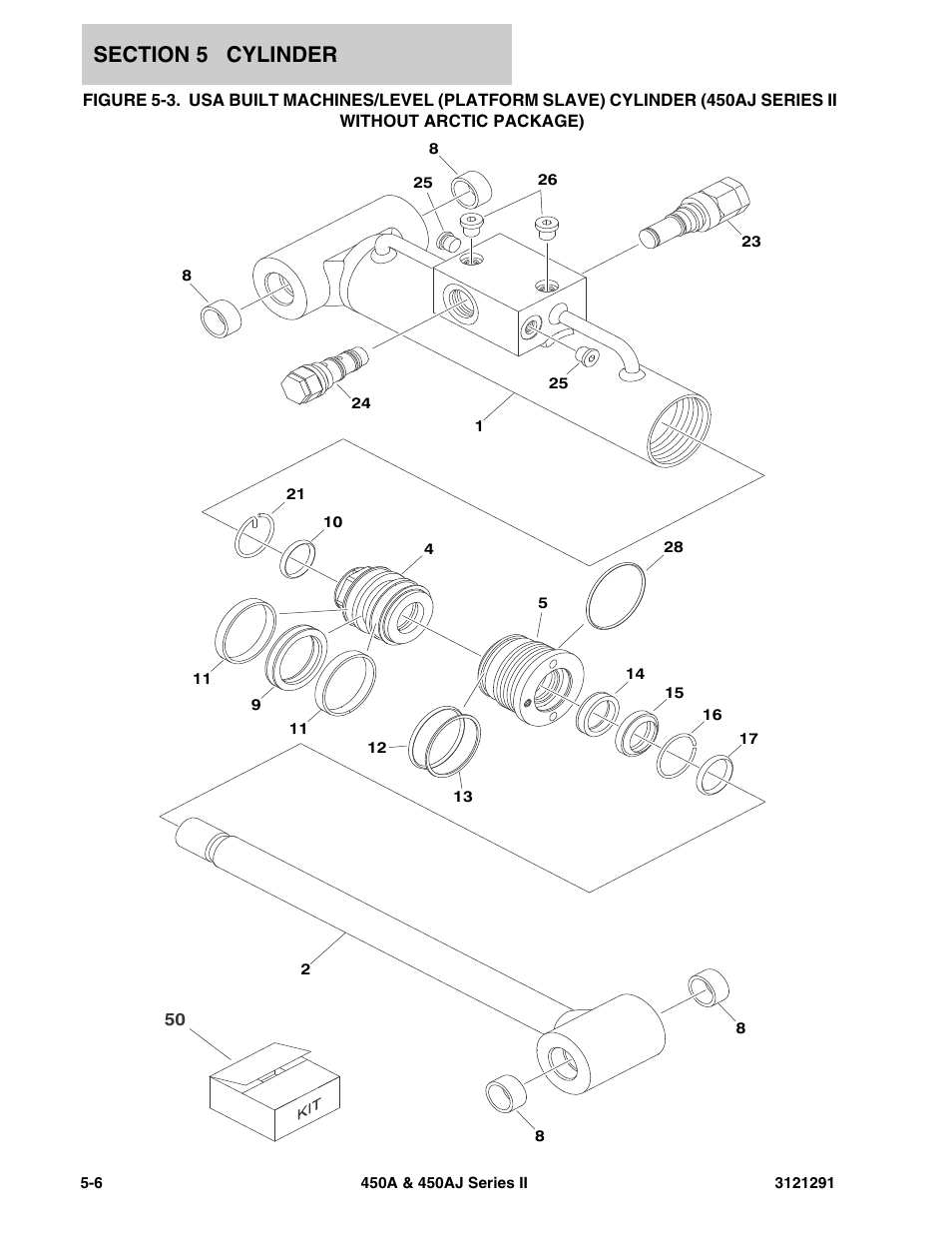 Without arctic package) -6 | JLG 450A_AJ Series II Parts Manual User Manual | Page 192 / 312