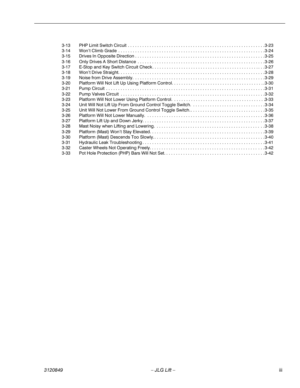 JLG 20VP (3120849) Service Manual User Manual | Page 11 / 96