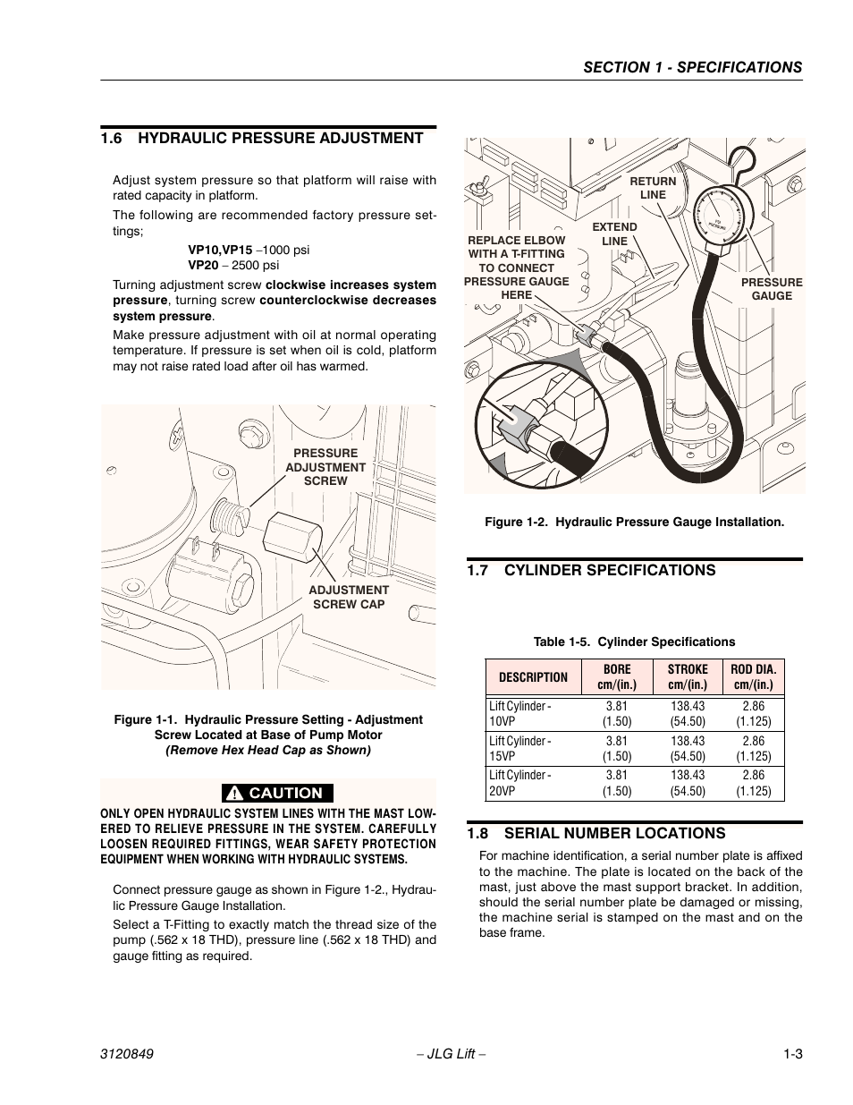 JLG 20VP (3120849) Service Manual User Manual | Page 15 / 96