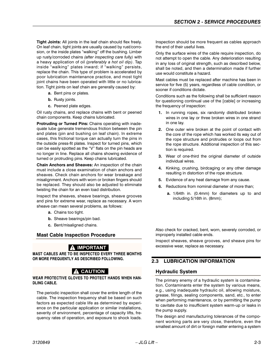 JLG 20VP (3120849) Service Manual User Manual | Page 21 / 96
