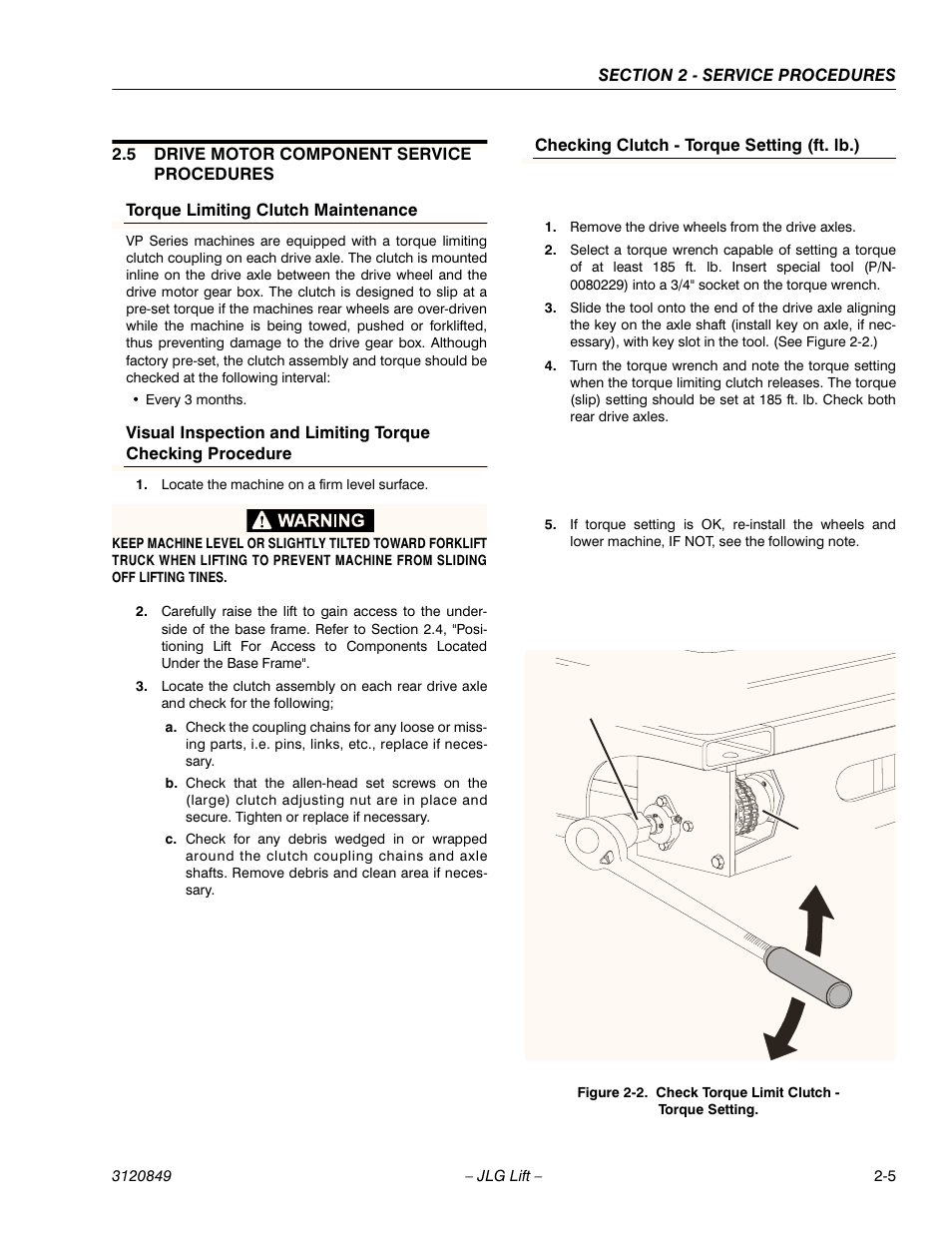 JLG 20VP (3120849) Service Manual User Manual | Page 23 / 96