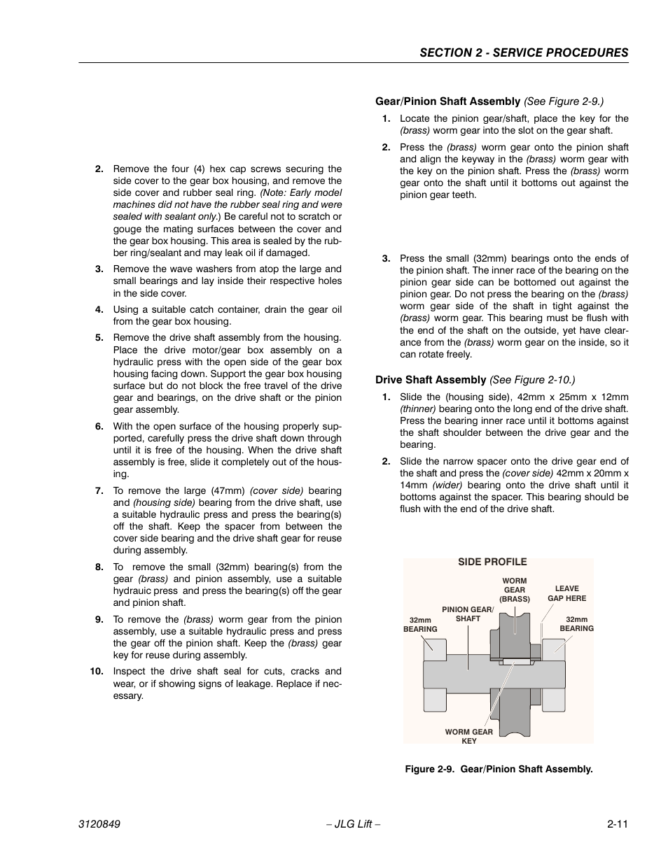 JLG 20VP (3120849) Service Manual User Manual | Page 29 / 96