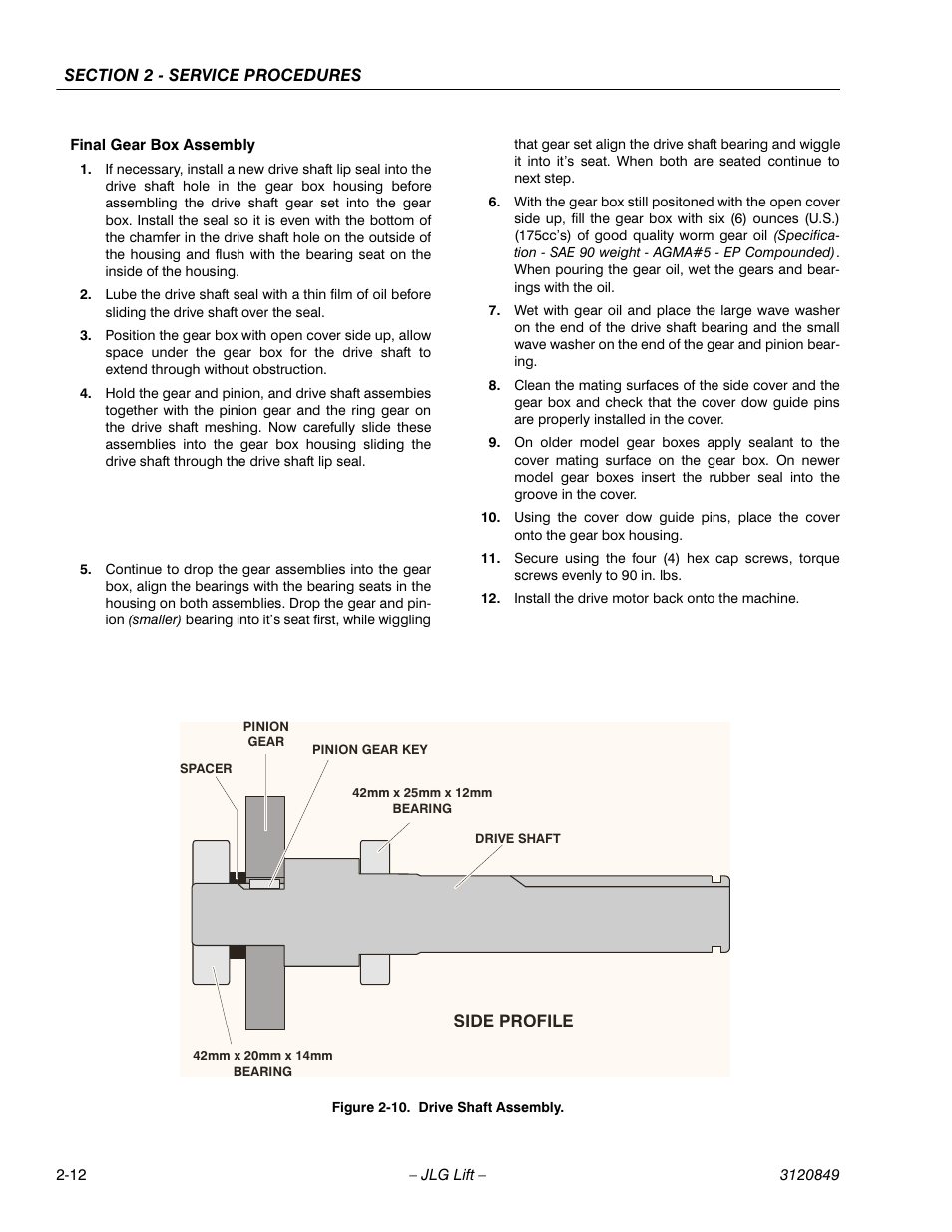 JLG 20VP (3120849) Service Manual User Manual | Page 30 / 96