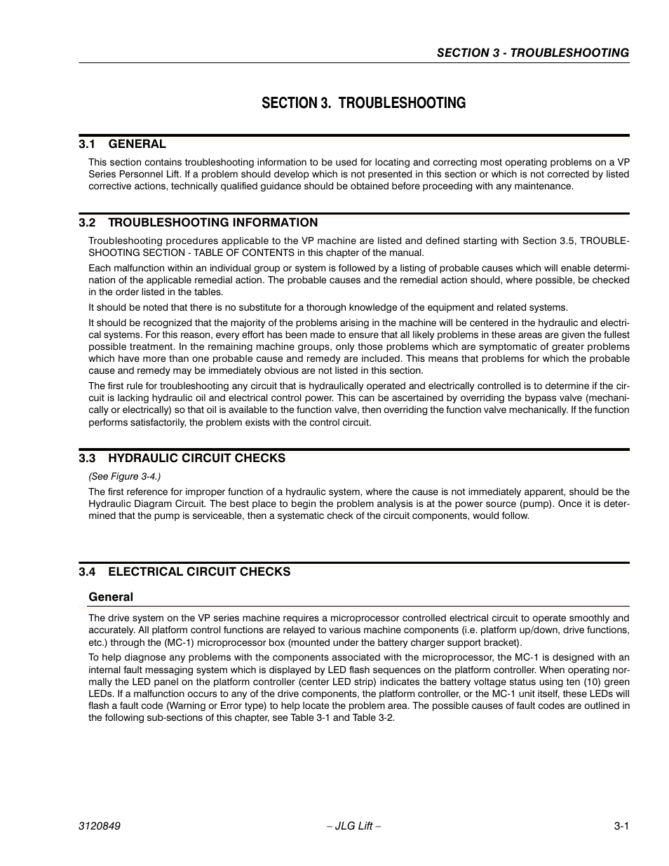 JLG 20VP (3120849) Service Manual User Manual | Page 57 / 96