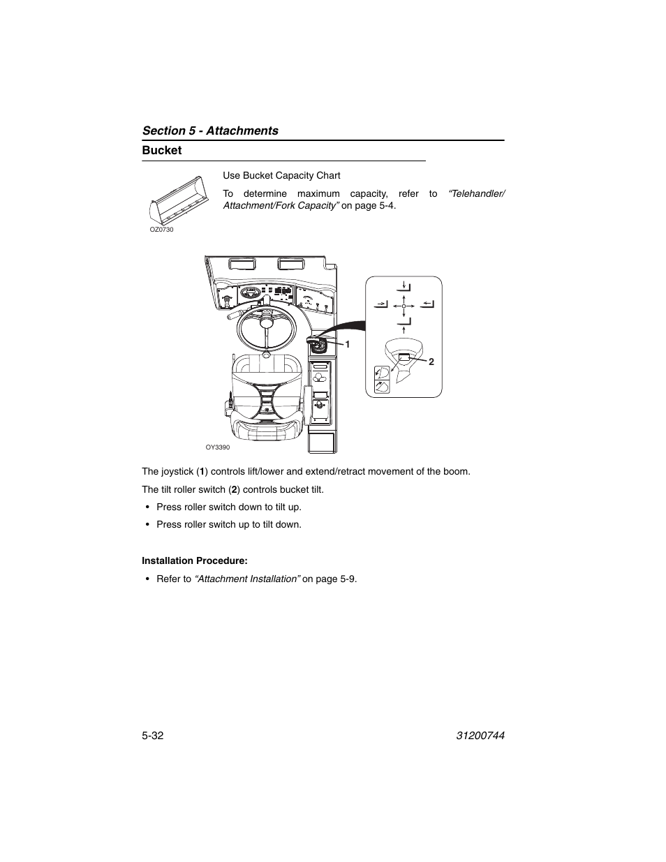 Bucket, Bucket -32 | JLG G6-42A Operator Manual User Manual | Page 108 / 162