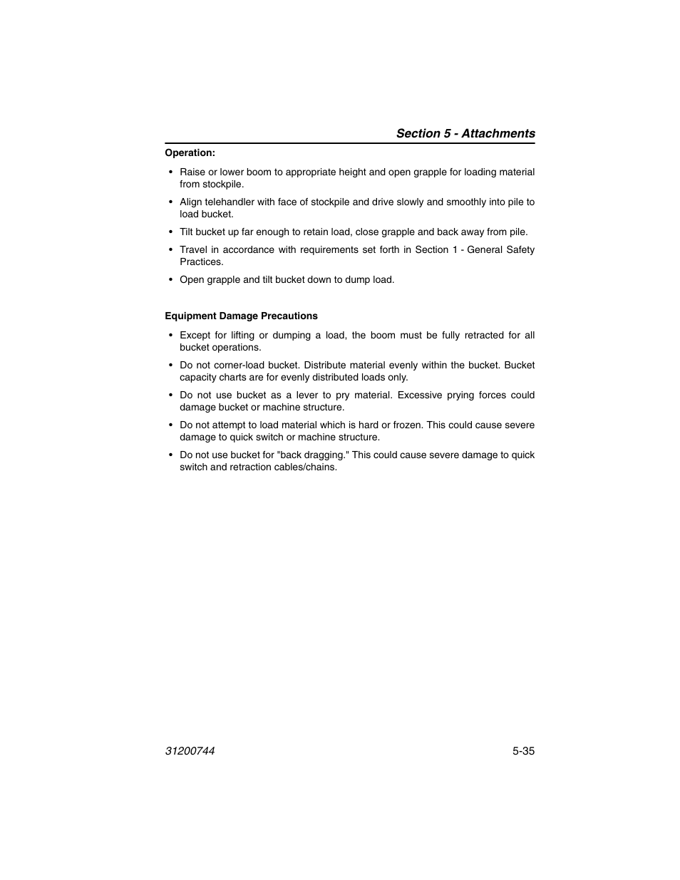 JLG G6-42A Operator Manual User Manual | Page 111 / 162