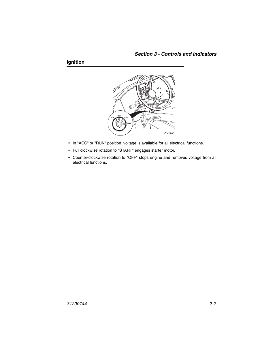 Ignition, Ignition -7 | JLG G6-42A Operator Manual User Manual | Page 47 / 162