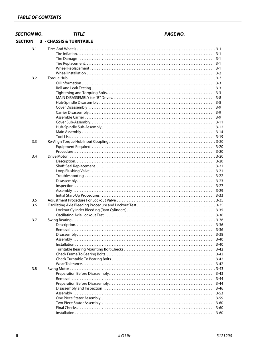 JLG 450A_AJ Series II Service Manual User Manual | Page 6 / 396
