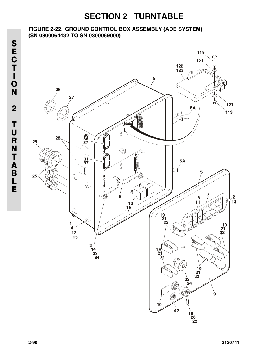 Sn 0300069000) -90 | JLG 800A_AJ ANSI Parts Manual User Manual | Page 120 / 318