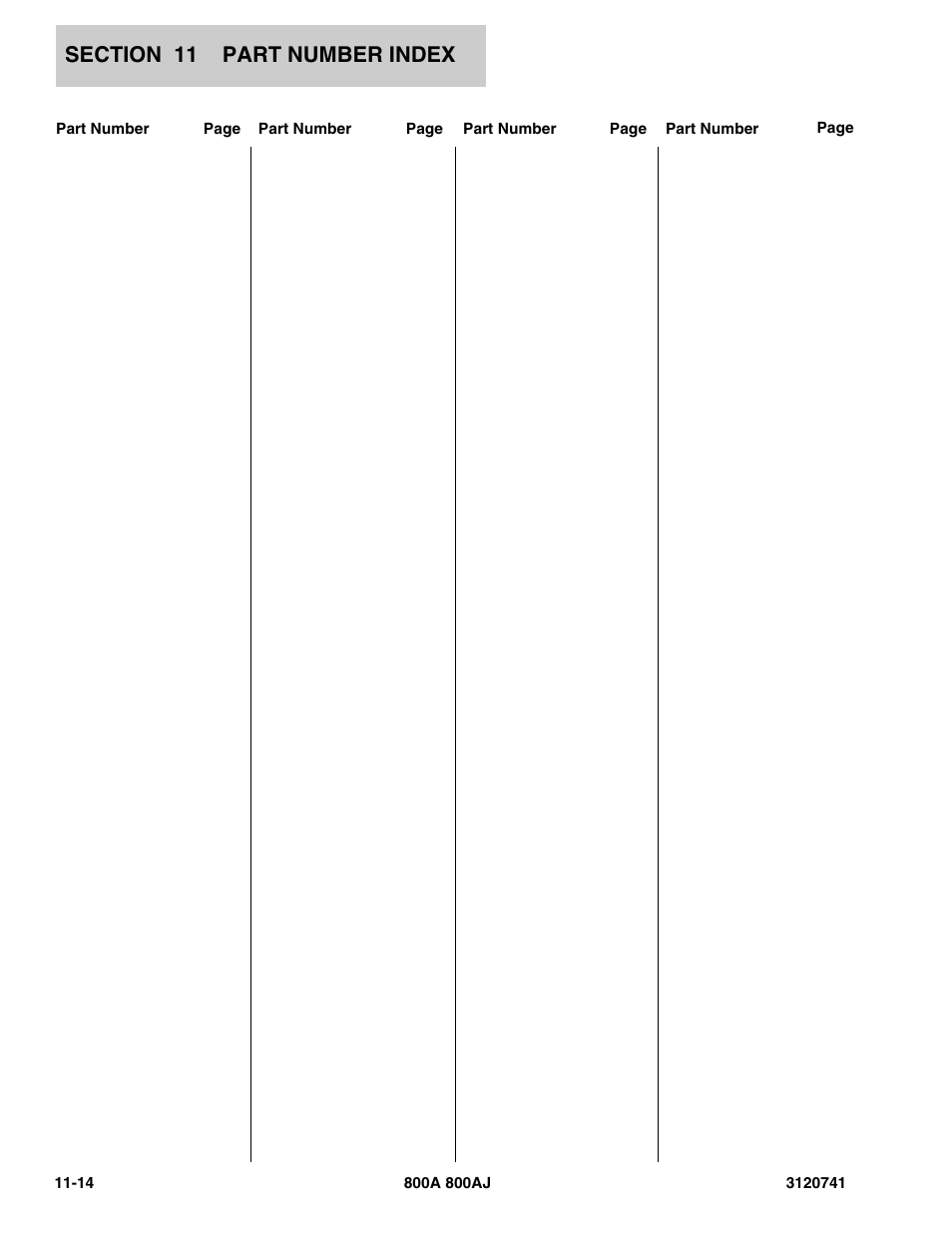 JLG 800A_AJ ANSI Parts Manual User Manual | Page 316 / 318