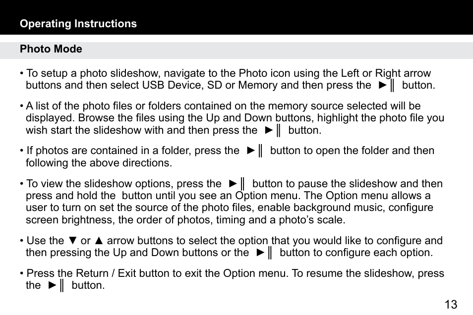 Aluratek APMP101F User Manual | Page 12 / 21