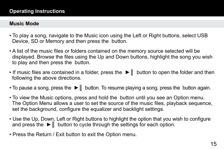 Aluratek APMP101F User Manual | Page 14 / 21