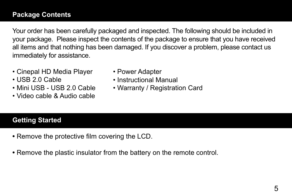 Aluratek APMP101F User Manual | Page 4 / 21