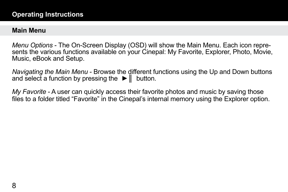 Aluratek APMP101F User Manual | Page 7 / 21