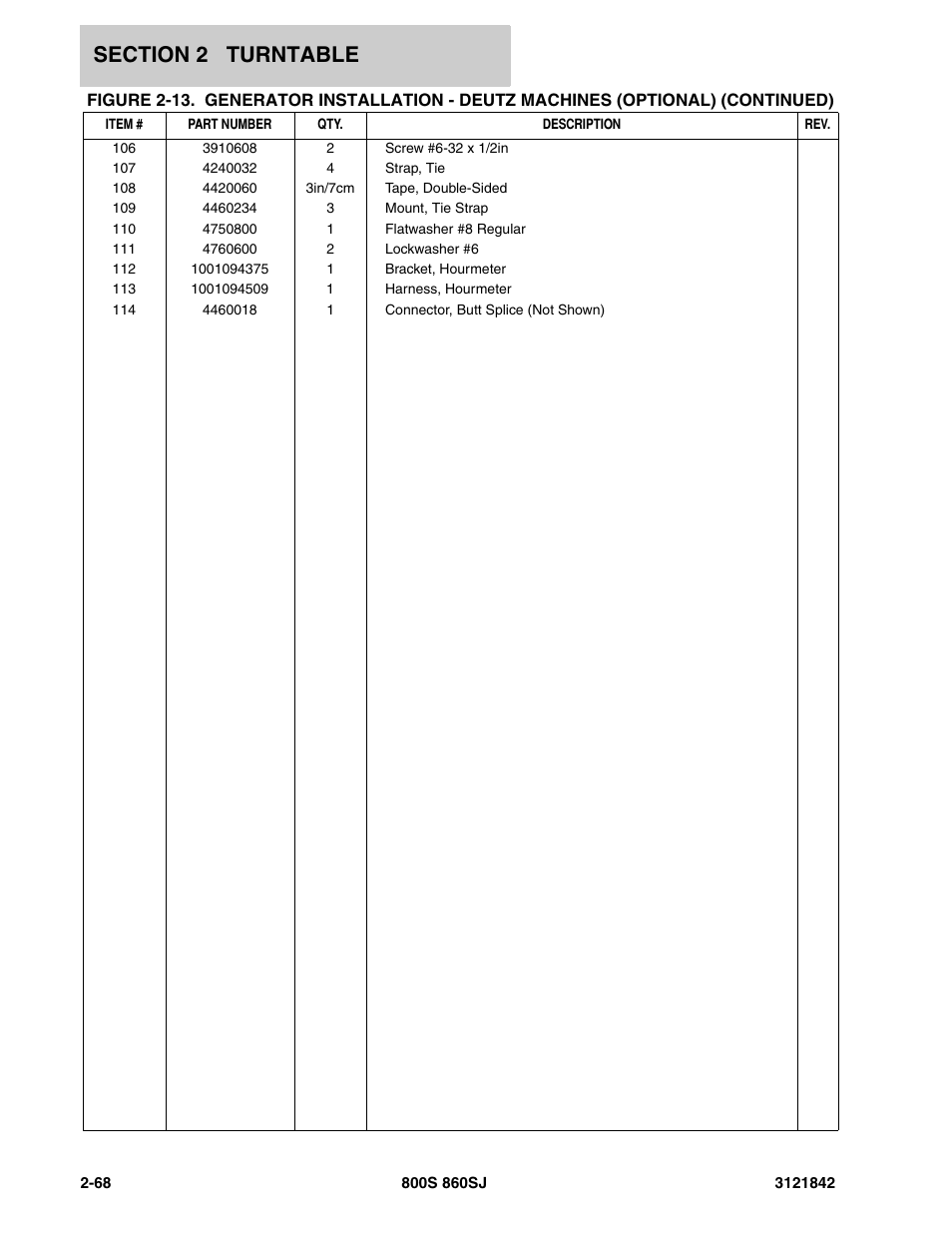 JLG 860SJ Parts Manual User Manual | Page 118 / 360