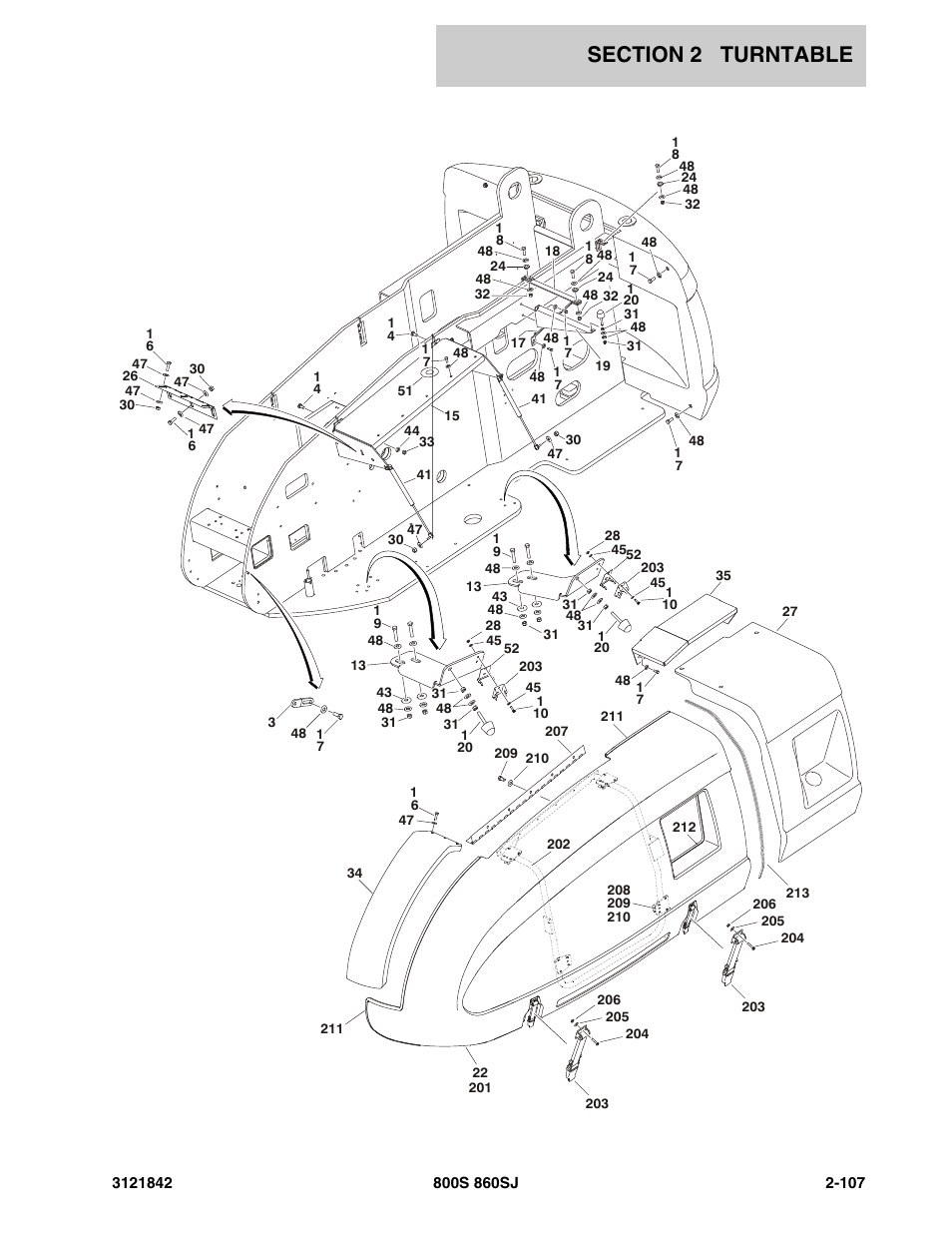JLG 860SJ Parts Manual User Manual | Page 157 / 360