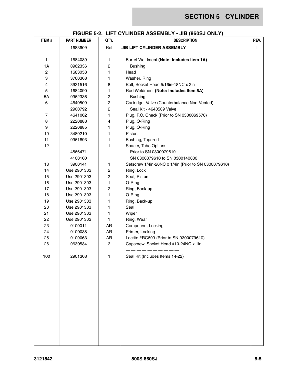JLG 860SJ Parts Manual User Manual | Page 231 / 360