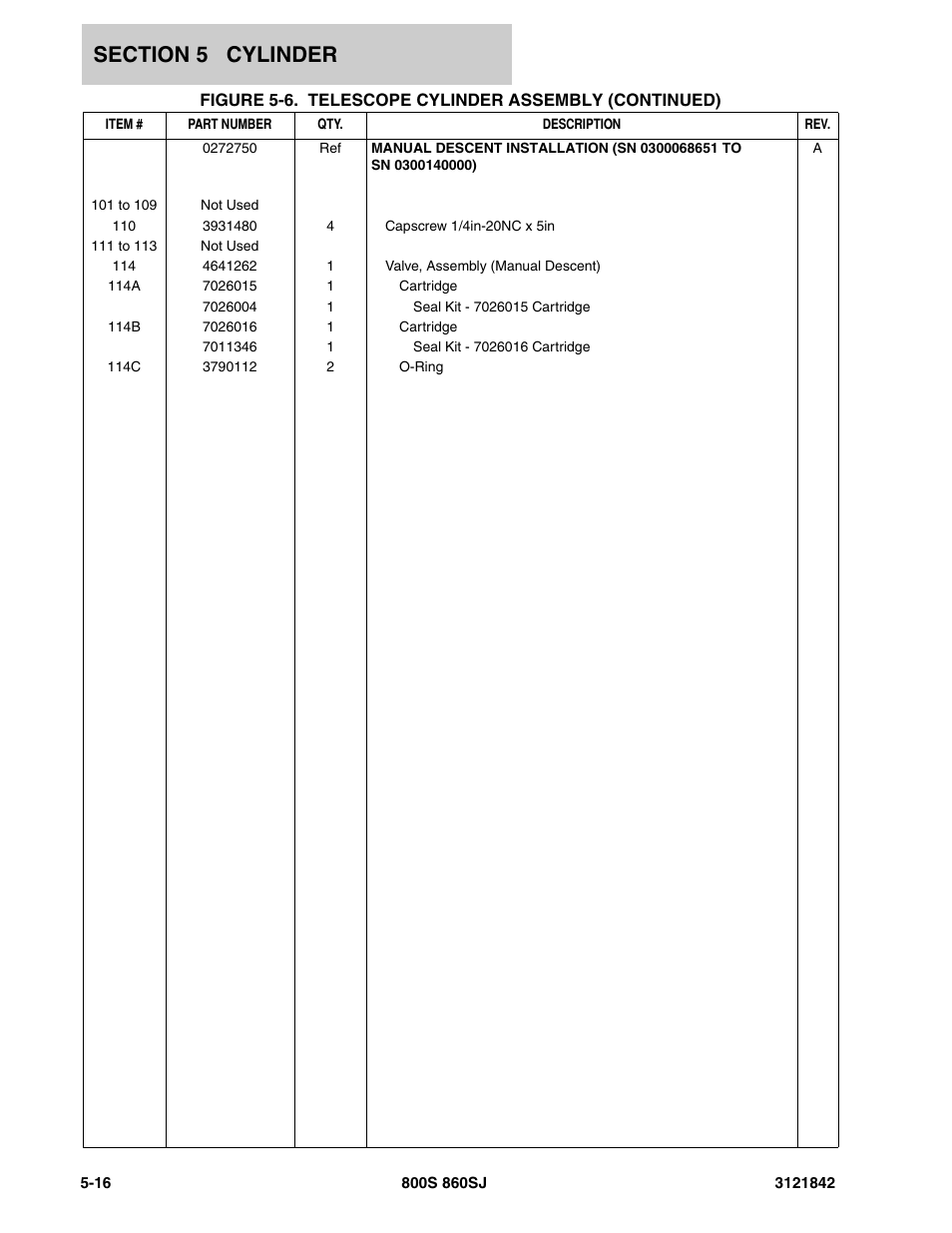 JLG 860SJ Parts Manual User Manual | Page 242 / 360